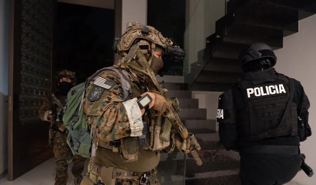 Así operaron los militares de Estados Unidos en su primer operativo de allanamientos en Ecuador