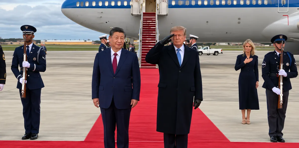Trump recibe a Xi Jinping con una inusual bienvenida en Washington antes de una cumbre clave