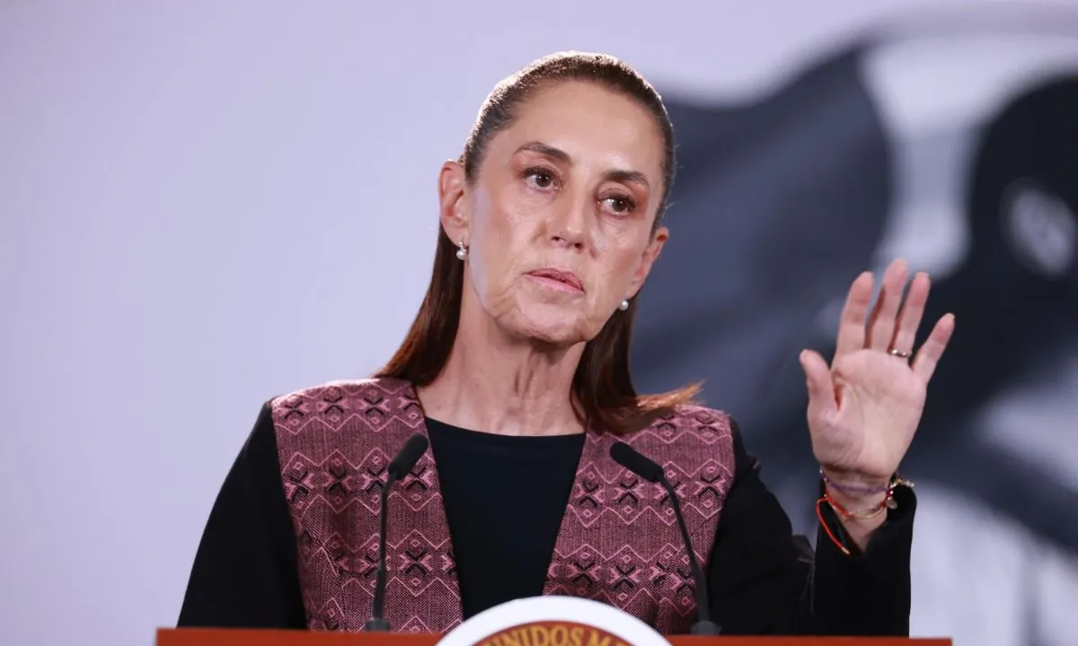 Claudia Sheinbaum responde al mapa publicado por Donald Trump