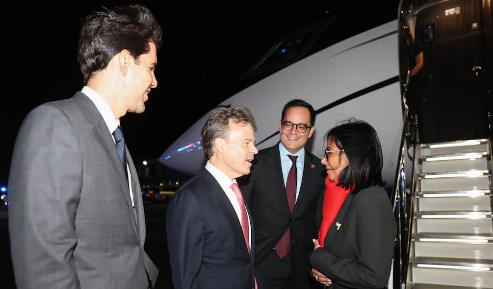 Delcy Rodríguez llega en un jet privado a EE. UU. para la Asamblea General de la ONU