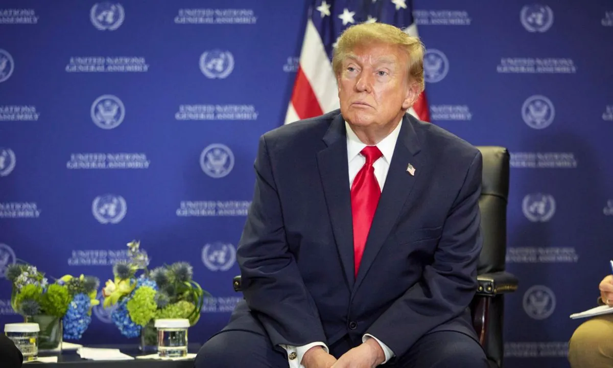 Donald Trump cuestiona a una periodista por cubrir su llegada a la ONU