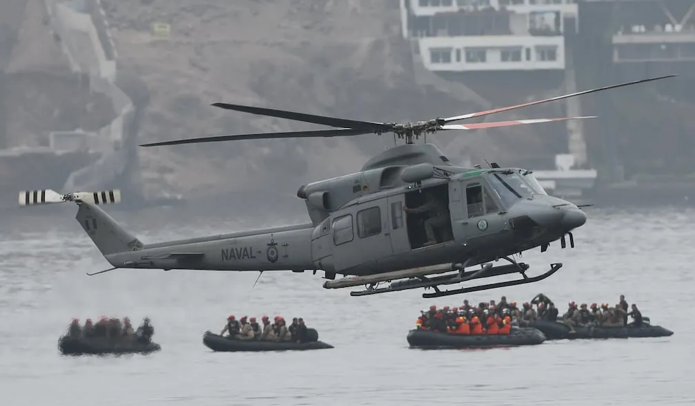 Armadas de Perú, EE. UU. y Chile simulan un rescate por el fenómeno El Niño