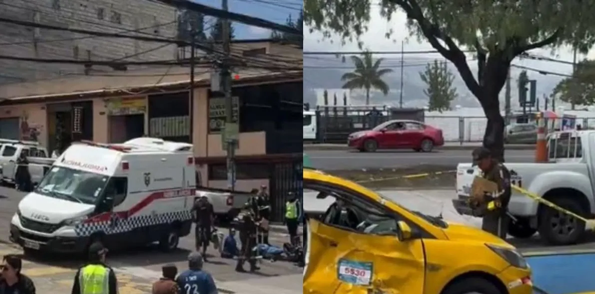 Motociclista falleció en siniestro vial en la avenida Galo Plaza Lasso, norte de Quito