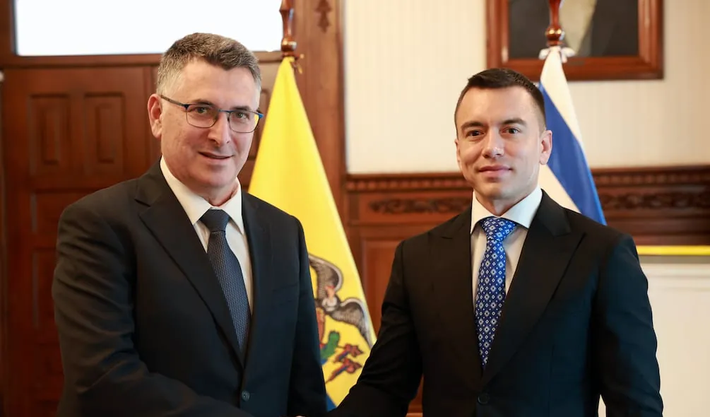 Ecuador e Israel suscriben dos acuerdos para reforzar la cooperación bilateral
