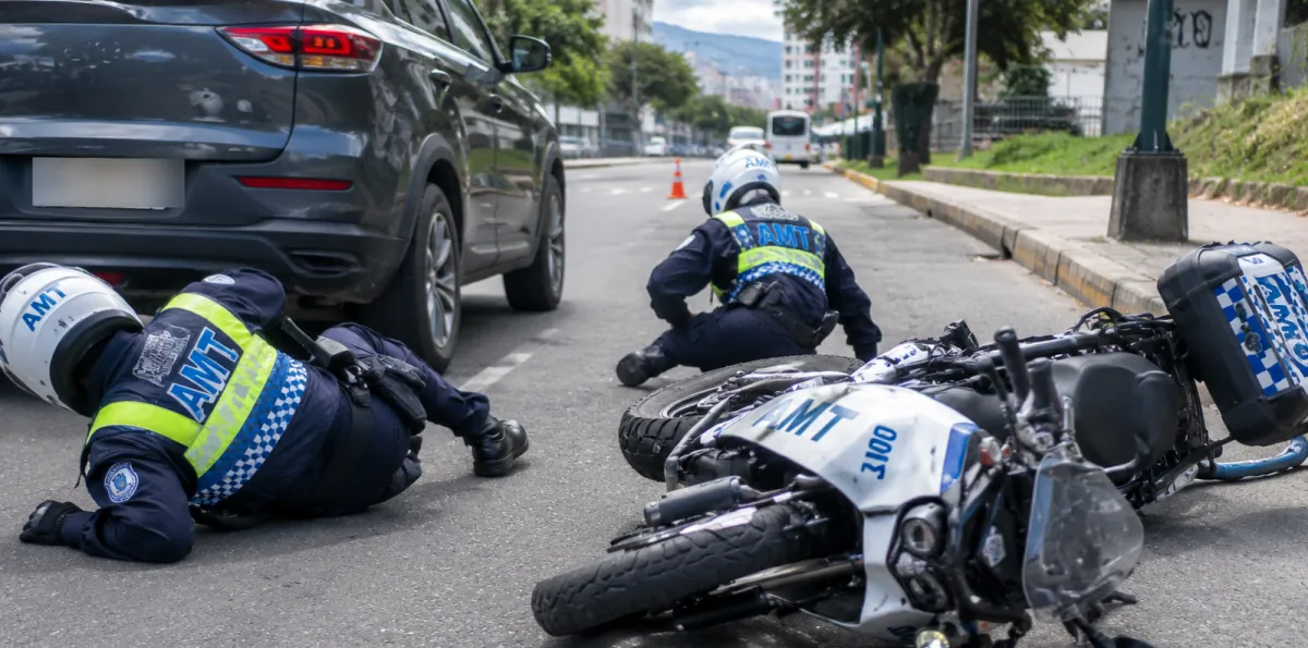 Ciudadano agredió a agentes de tránsito en Quito y recibió tres días de prisión