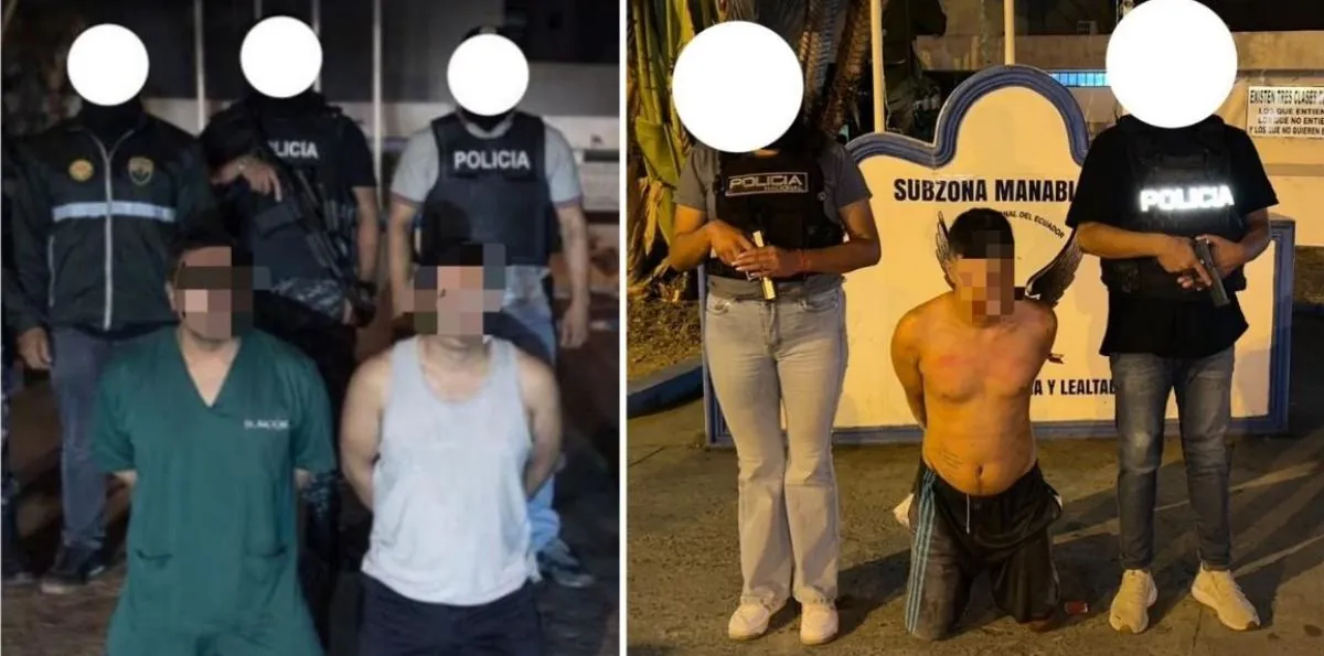 Tres detenidos, entre ellos un médico, tras el crimen de un policía en Manabí
