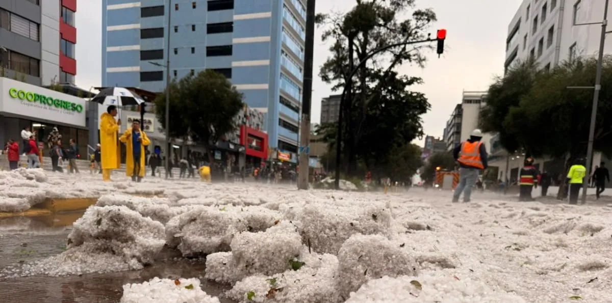 "Probable caída de granizo en Quito", anticipa el Inamhi para este domingo 11 de octubre