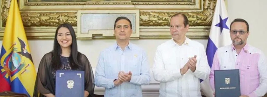 Ecuador y Panamá suscriben términos para negociar un acuerdo comercial