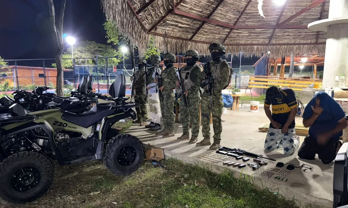 Militares allanan hacienda Guayacanes vinculada a actividades ilícitas en Daule