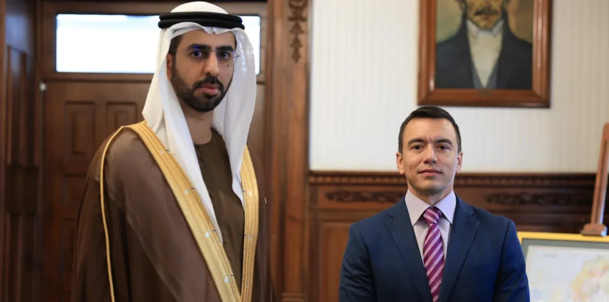 Visita del ministro de IA de Emiratos Árabes: qué acuerdos busca Ecuador