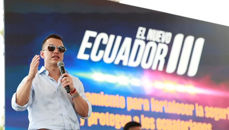 Daniel Noboa anuncia un plan de seguridad para Quito con el despliegue de 2.000 policías y 2.000 militares adicionales