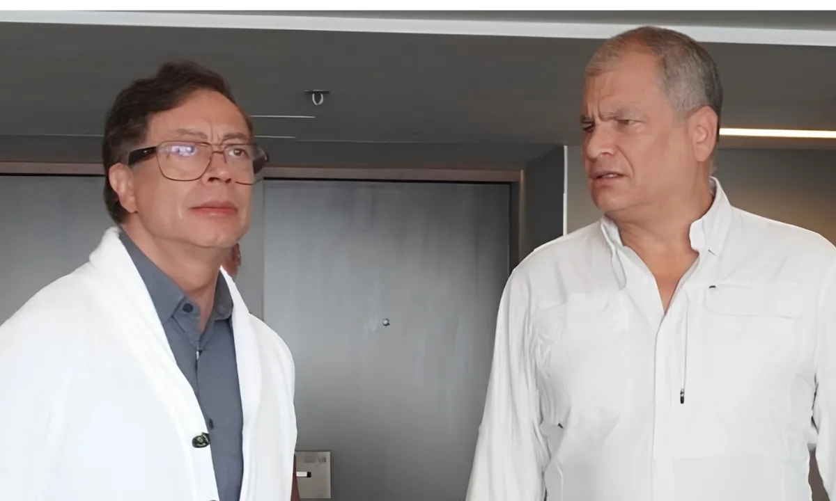 Gustavo Petro y Rafael Correa se reúnen en México y hablan de ‘alianza antinarcotráfico’