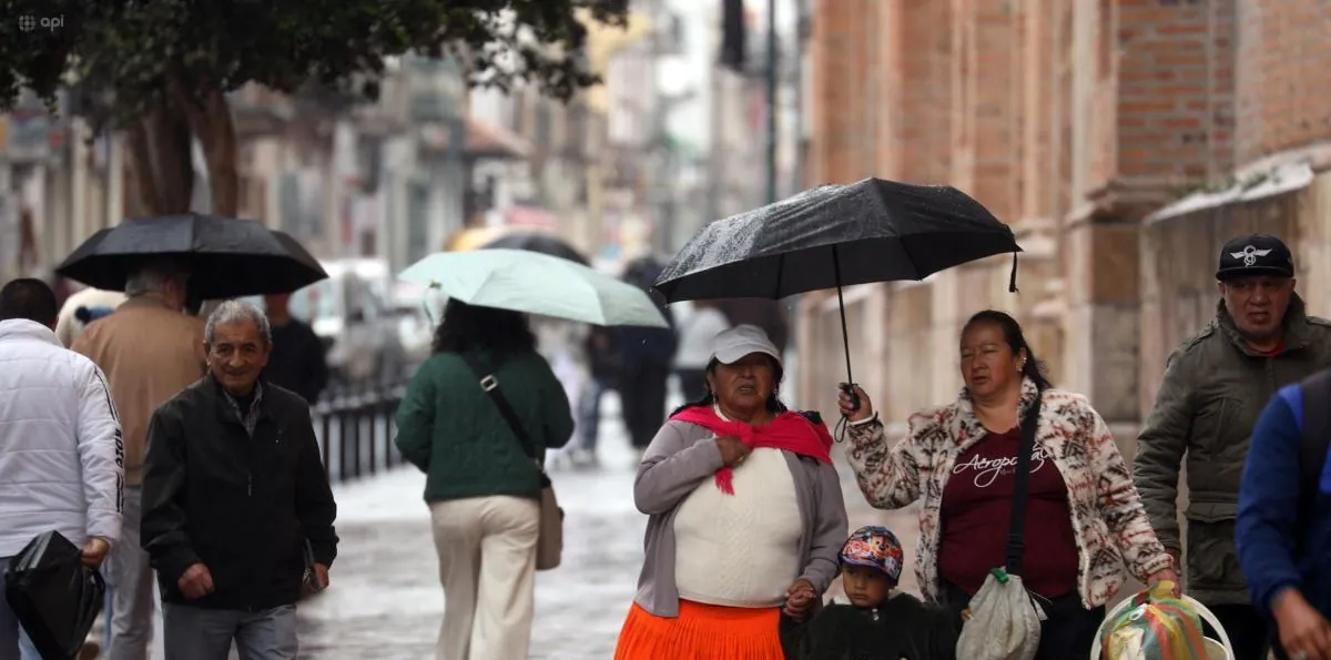 Lluvias de niveles 'muy altos' se registrarán en seis provincias de Ecuador hasta el 27 de septiembre