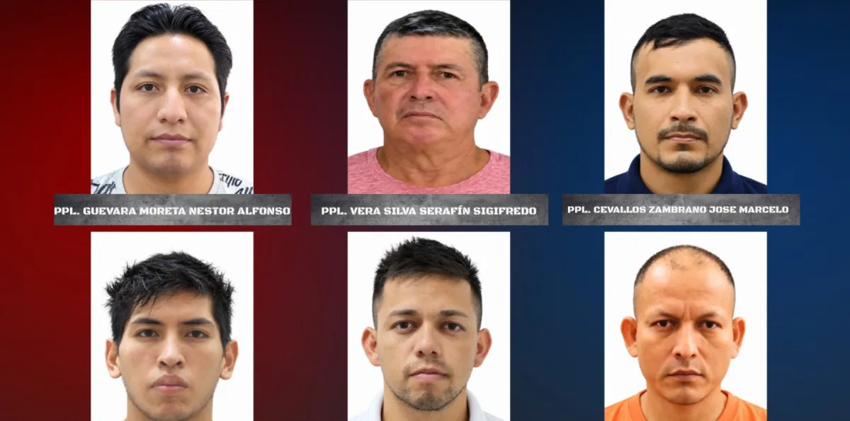 Fuga de seis reos en Santo Domingo: Policía difunde sus nombres y fotografías