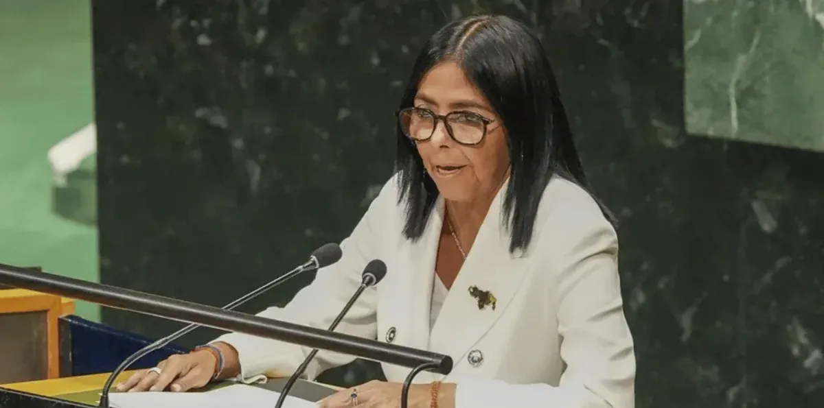 Delcy Rodríguez anuncia elecciones en Venezuela ante la ONU pero no establece fecha