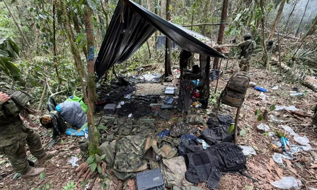 Ecuador detiene a nueve presuntos integrantes de los Comandos de la Frontera en Alto Punino