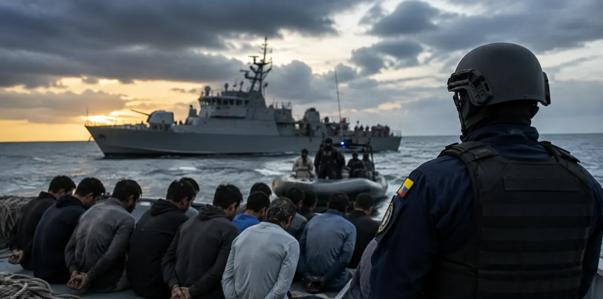 Armada, bajo cuestionamiento por caso de 28 tripulantes trasladados a Manta