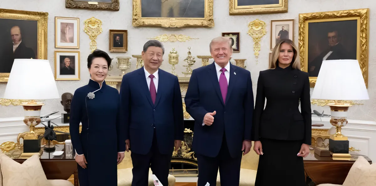 Trump recibió a Xi Jinping en una cena de Estado: menú e invitados