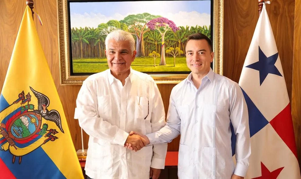 Daniel Noboa y José Mulino se reunieron en Guayaquil: comercio, inversión y seguridad marcaron la agenda