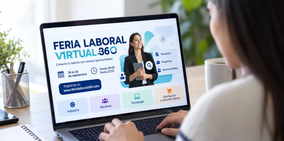 Feria Laboral Virtual 360: más de 20 empresas ofertarán vacantes desde este 24 de septiembre