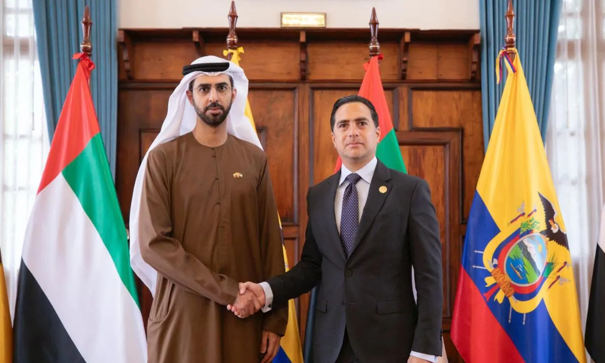 Cooperación en inteligencia artificial une a Ecuador y Emiratos