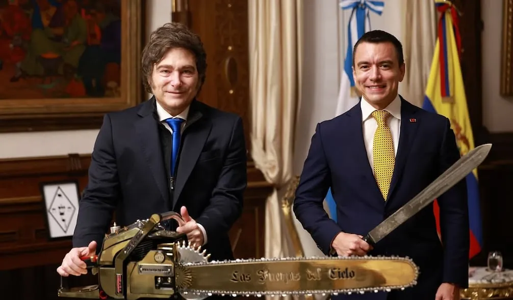 Ecuador y Argentina firmarán acuerdos sobre extradición y seguridad en la visita de Javier Milei a Quito