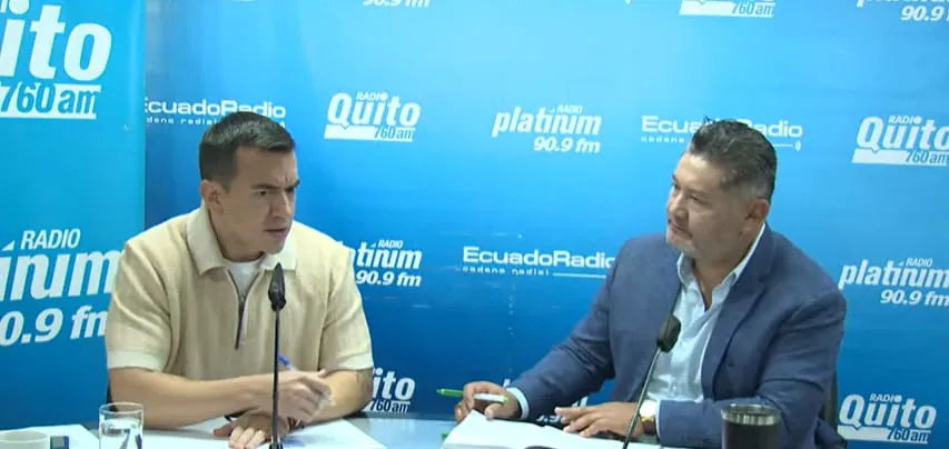 Presidente Daniel Noboa descarta una crisis energética: ‘Los embalses están llenos’