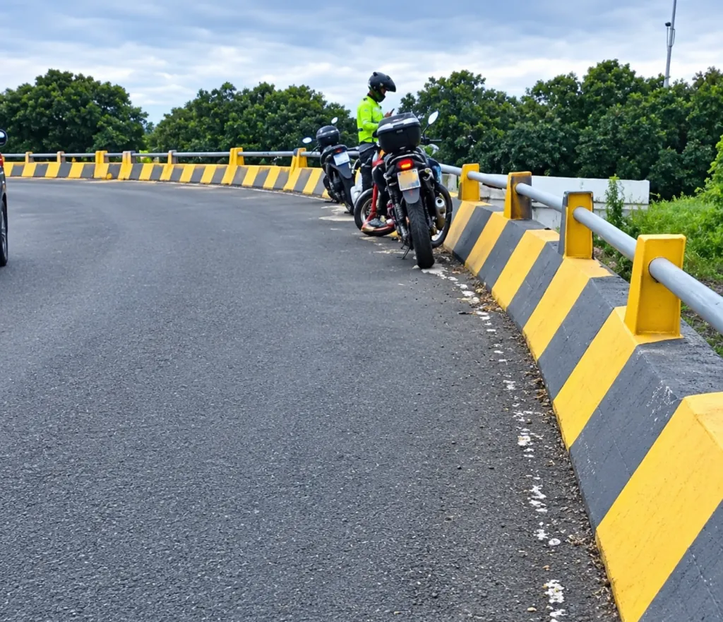 Motociclista muere tras caer de paso a desnivel en el norte de Guayaquil