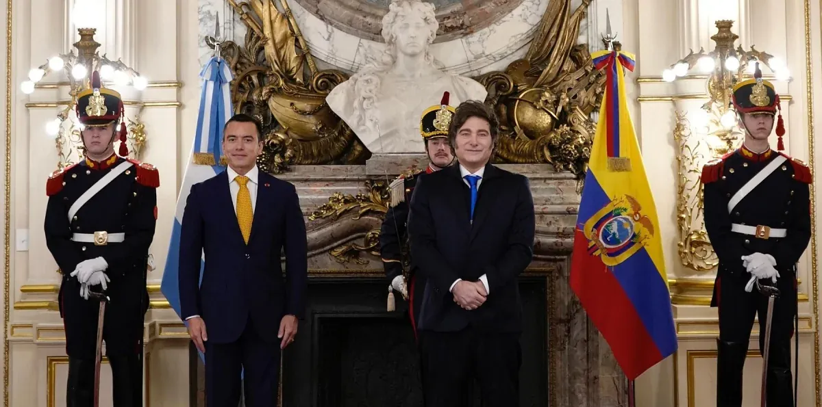 Daniel Noboa y Javier Milei: ¿cuáles son los temas que abordarán y los acuerdos que firmarán?