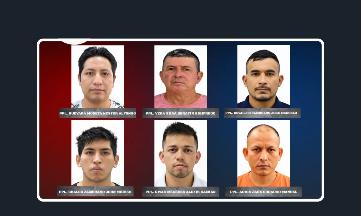 Policía revela los nombres de seis prófugos de la cárcel de Santo Domingo