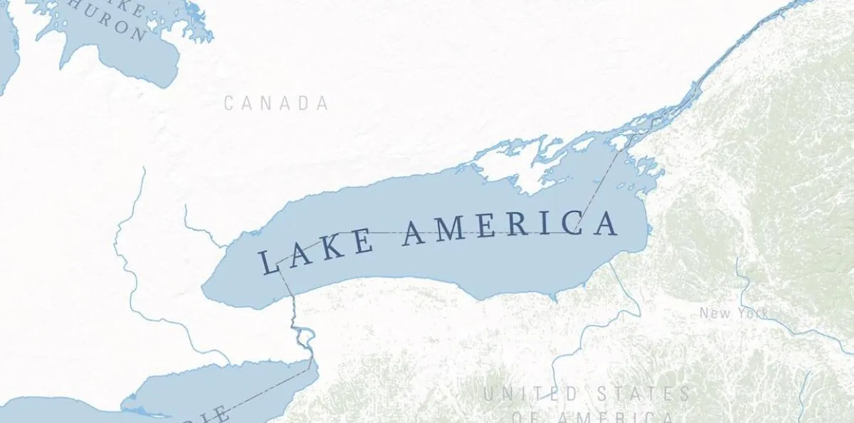 Donald Trump cambia nombre del lago Ontario a "lago América" en represalia contra Canadá por guerra comercial