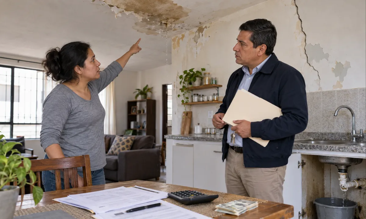 Ley de Inquilinato propone que arrendatarios cobren 10% extra si el dueño no repara los daños de la casa