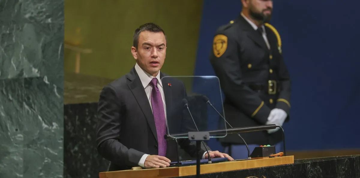 ¿Las Islas Galápagos están en riesgo? Daniel Noboa habla sobre la pesca ilegal ante la ONU