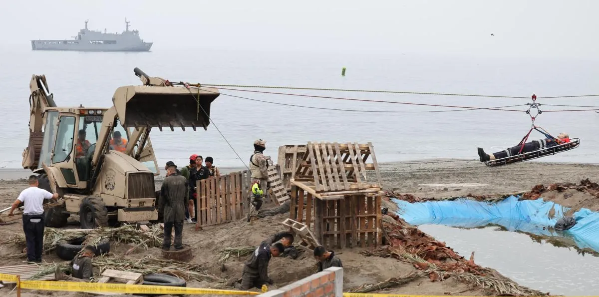 Fuerzas conjuntas de Perú, Estados Unidos y Chile realizan simulacro de rescates por emergencia de El Niño