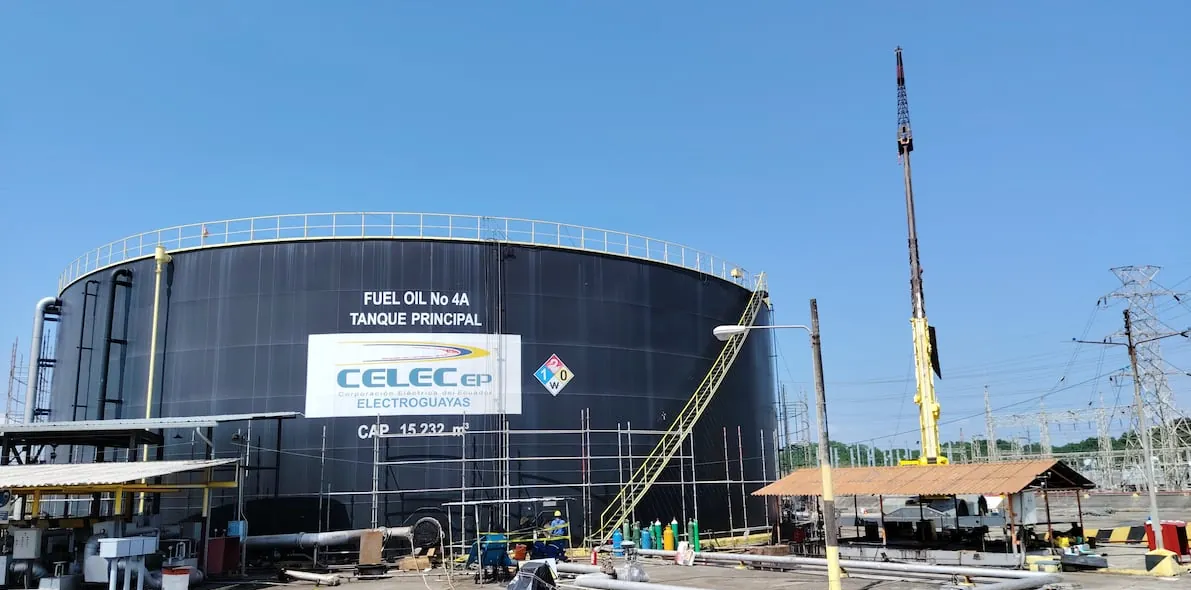 Central térmica, en Guayaquil, asegura su operación con mantenimiento
