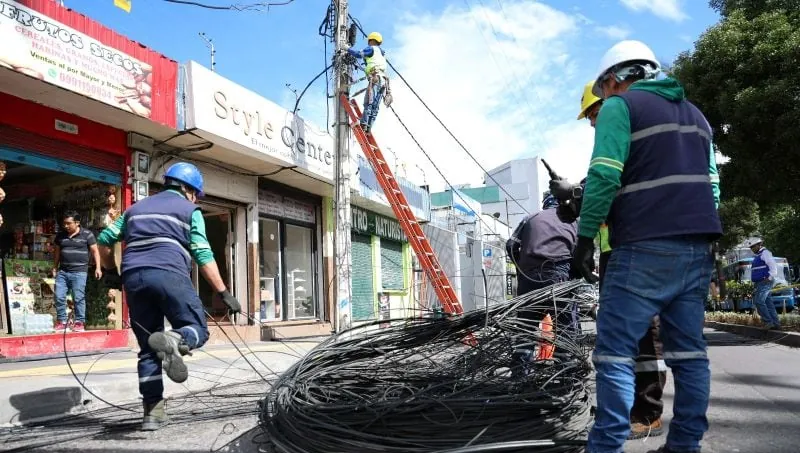 En Cotocollao, la avenida de la Prensa se cierra totalmente este miércoles, 23 de septiembre, por soterramiento de cables