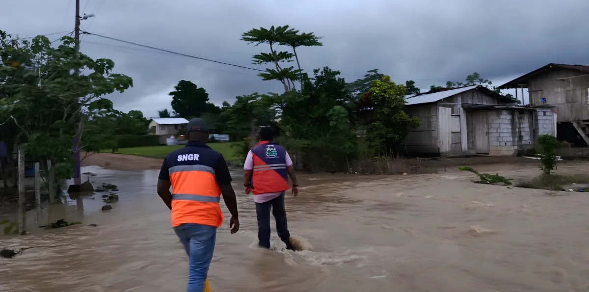 Lluvias en Ecuador: Esmeraldas registró tres ríos desbordados en Eloy Alfaro