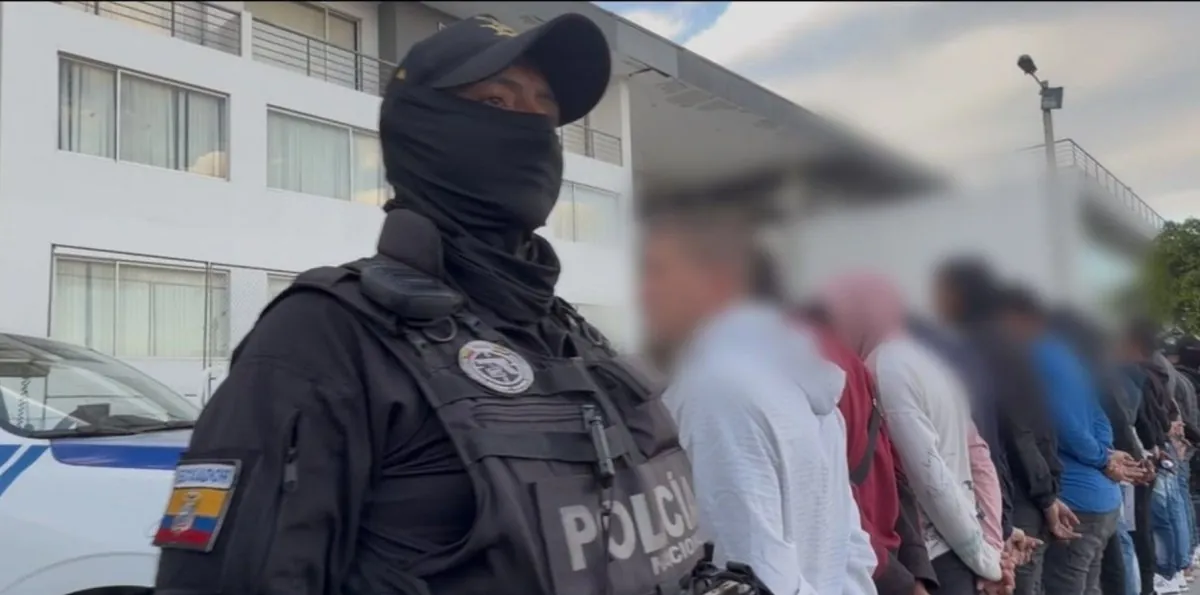 Se hacían pasar por sicarios: operativo en Quito deja 27 detenidos